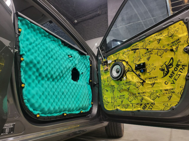Шумоизоляция автомобиля Geely Emgrand