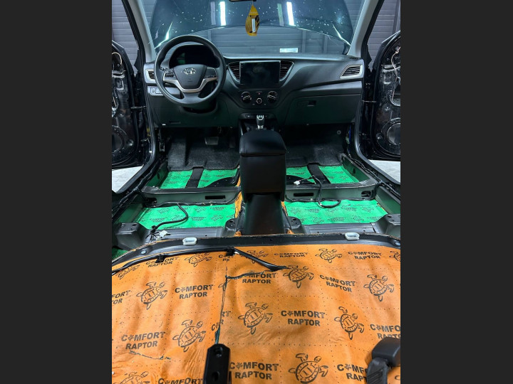 Шумоизоляция автомобиля Hyundai Solaris 2