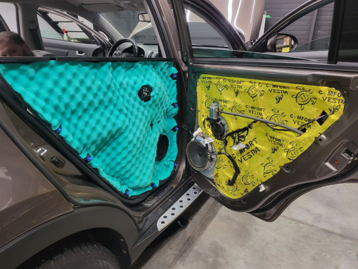 Шумоизоляция автомобиля Kia Sportage