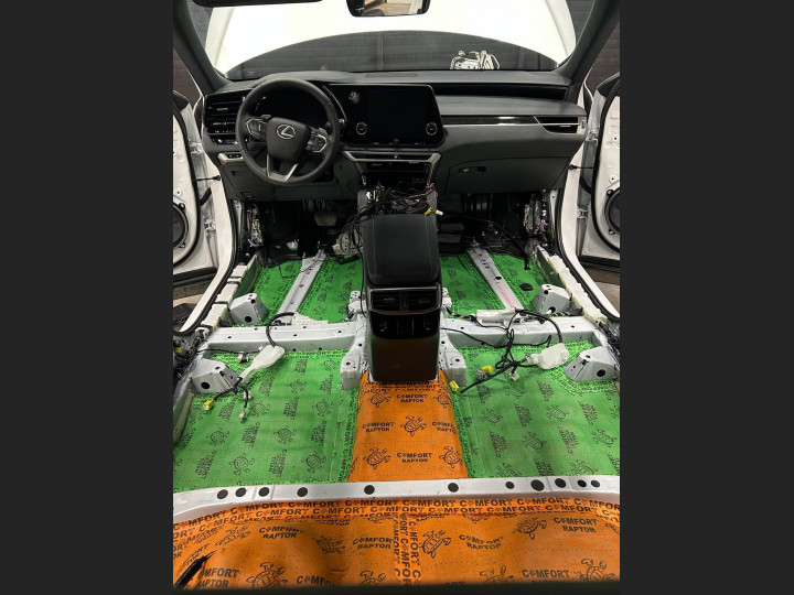 Шумоизоляция автомобиля Lexus RX350 2024